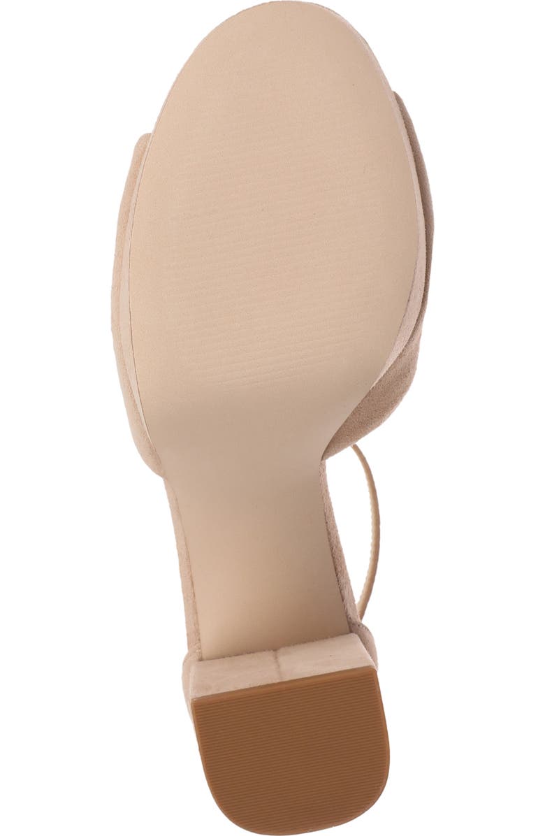 Nordstrom Rava Ankle Strap Platform Sandal, Alternate, color, Tan Light