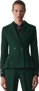 The Fold Clever Wool Blend Romano Jacket