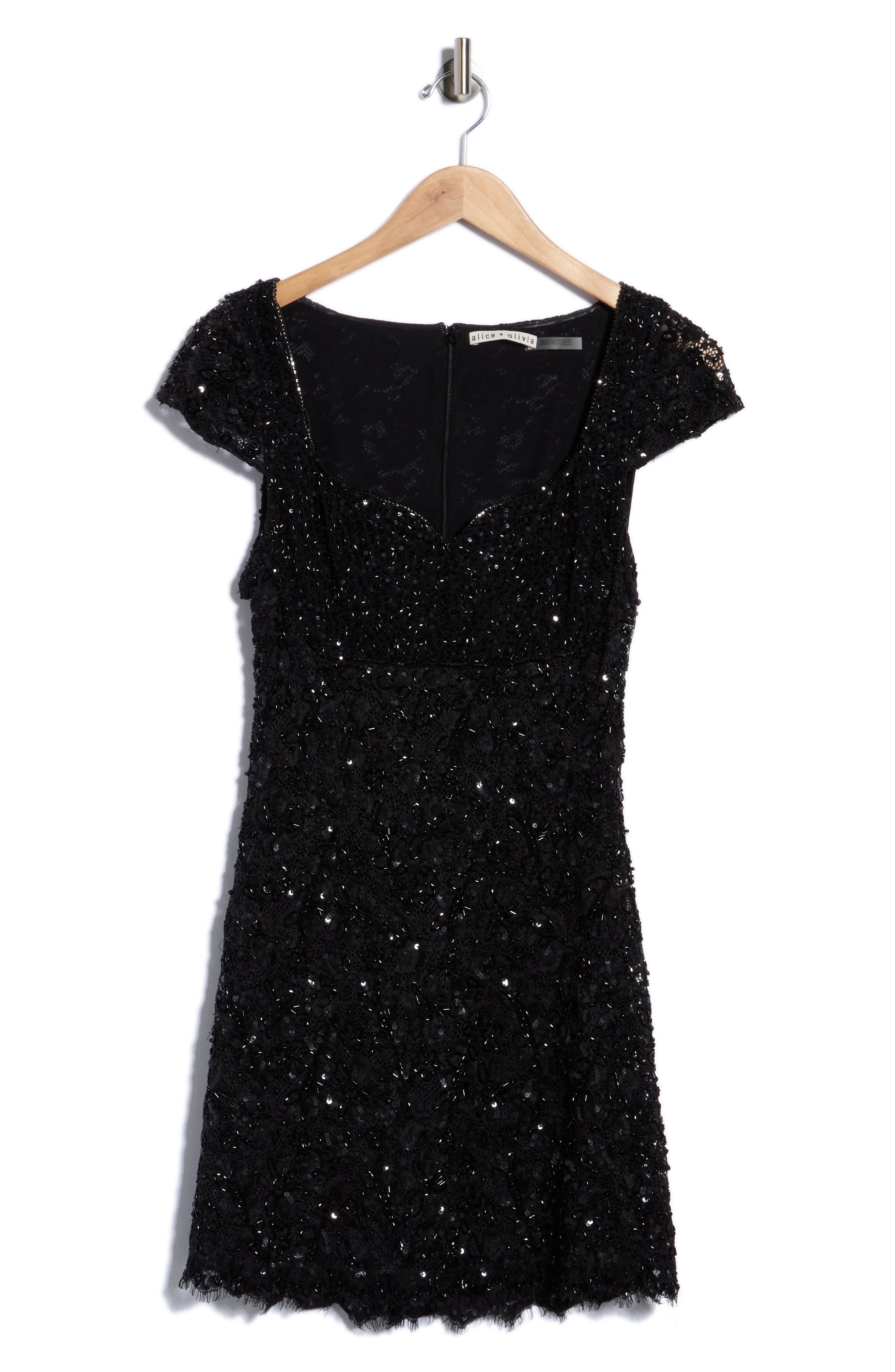 Eve Embellished Lace Minidress