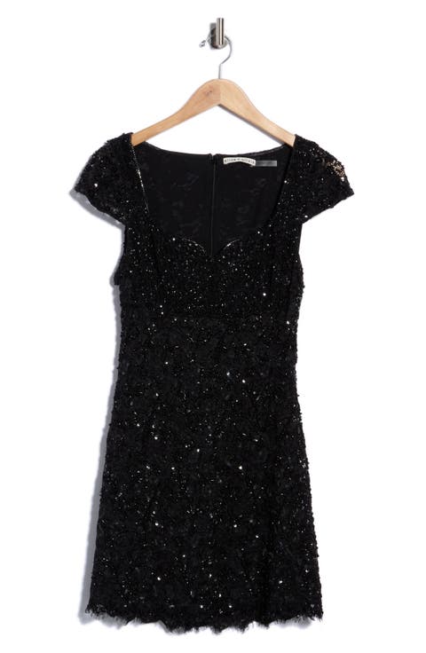 Eve Embellished Lace Minidress
