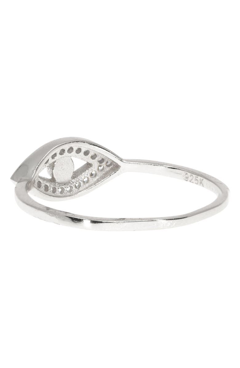 RAGEN Jewels Evil Eye Pavé Ring, Alternate, color,