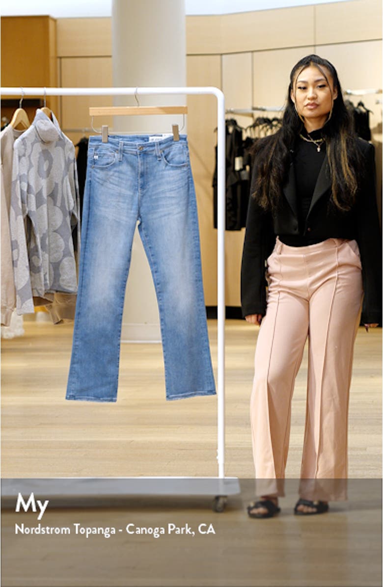 Farrah Mid Rise Rise Crop Bootcut Jeans, sales video thumbnail