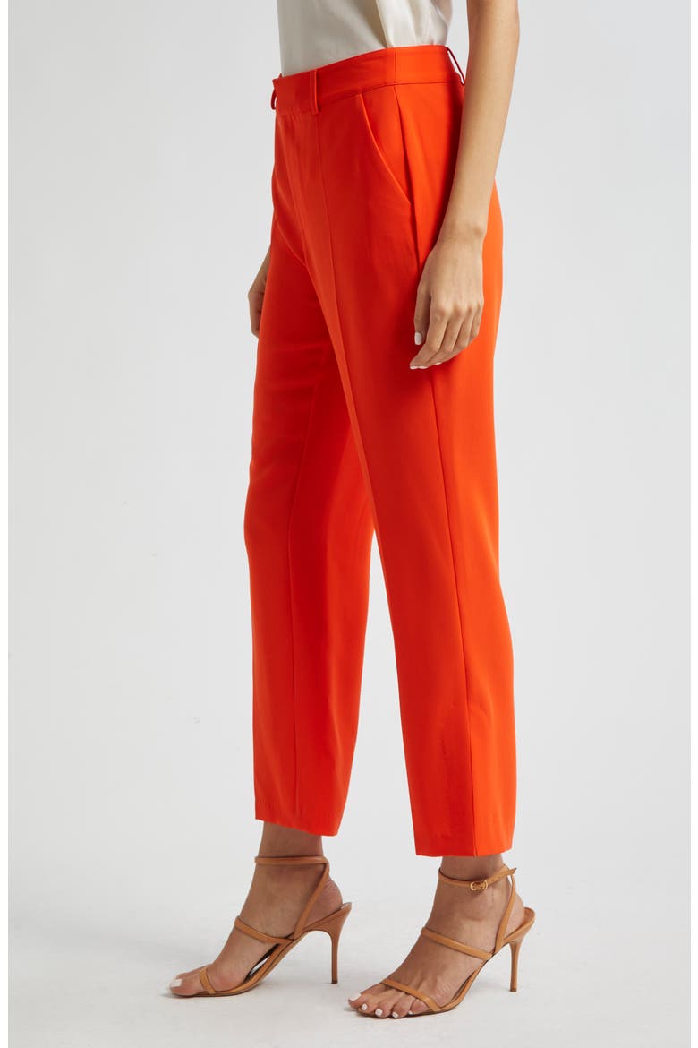Kerry Crop Flare Pants, Alternate, color, DEEP TANGELO