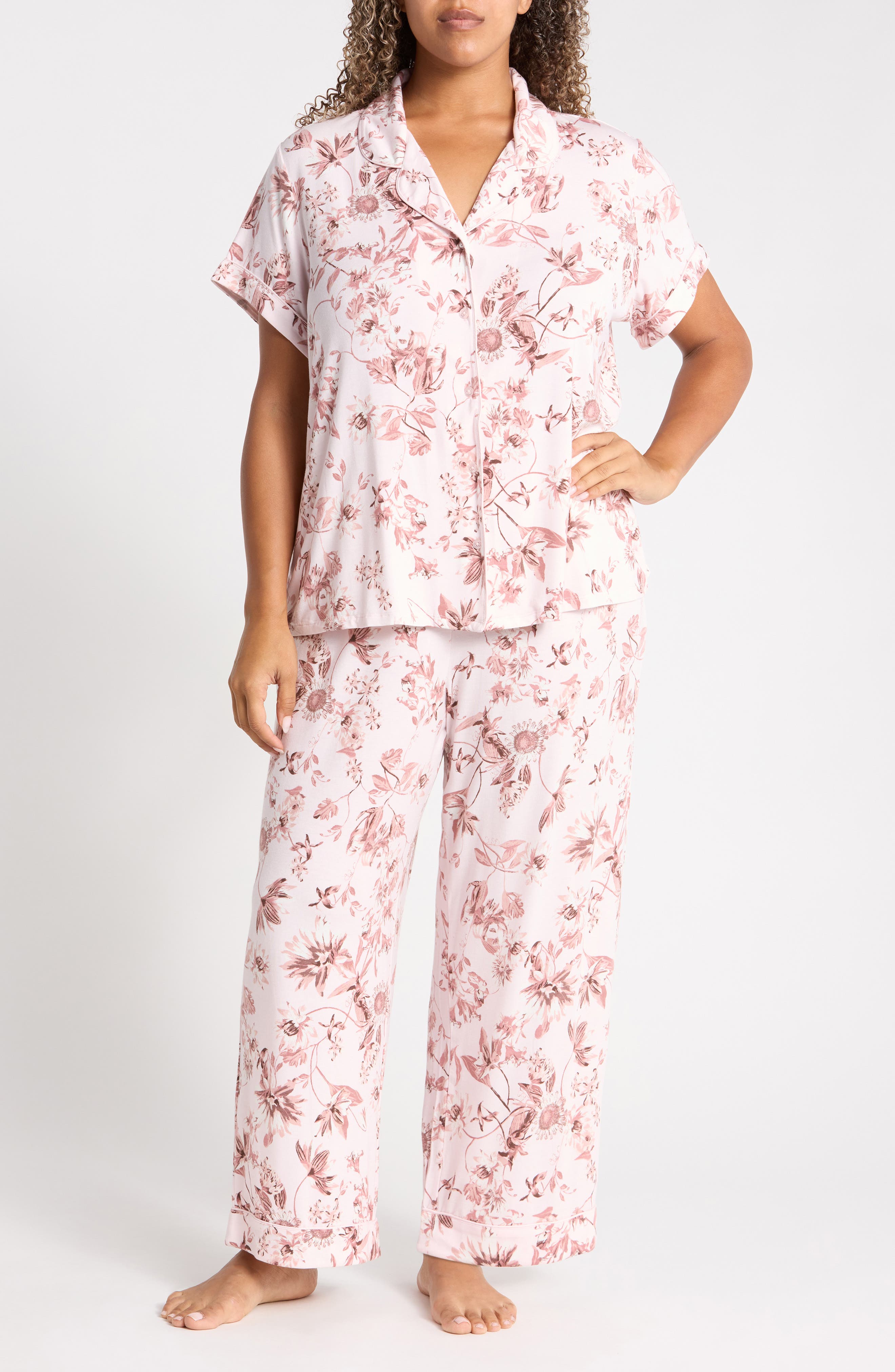 PINK- BROWN BOTANIST FLORAL