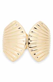 Nordstrom Scallop Shell Hinge Cuff Bracelet
