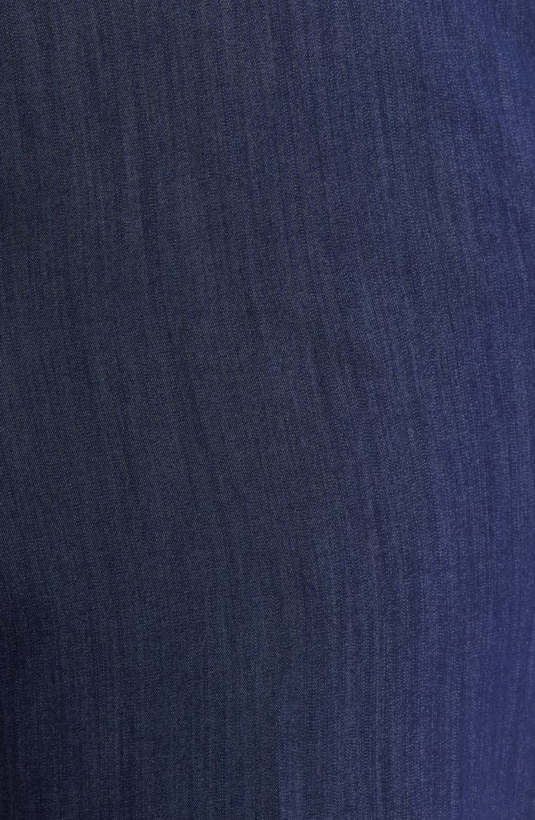 Tahari ASL Denim Trousers, Alternate, color, Denim