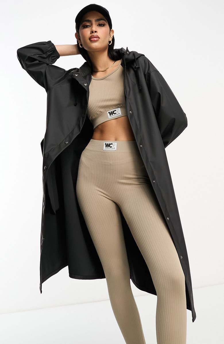 ASOS DESIGN Hooded Parka Raincoat, Main, color, 