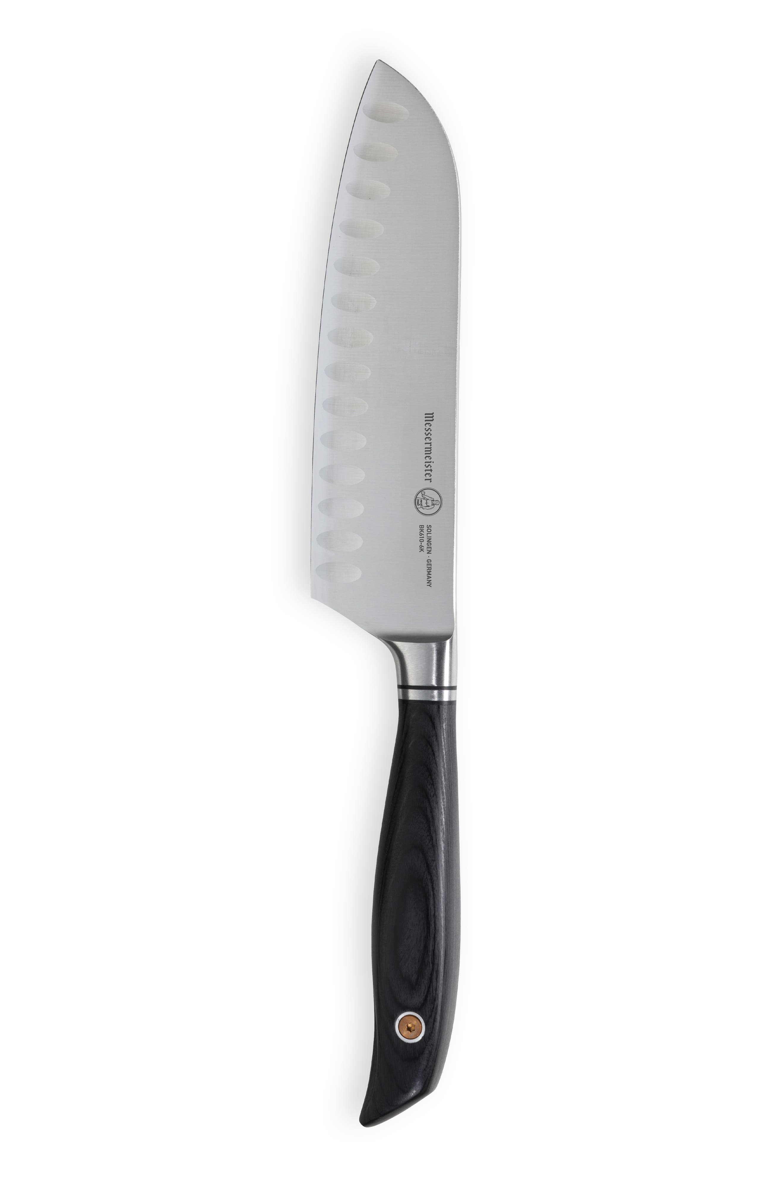 Messermeister Blacksmith Santoku Knife with Kullens 6.5 inches 