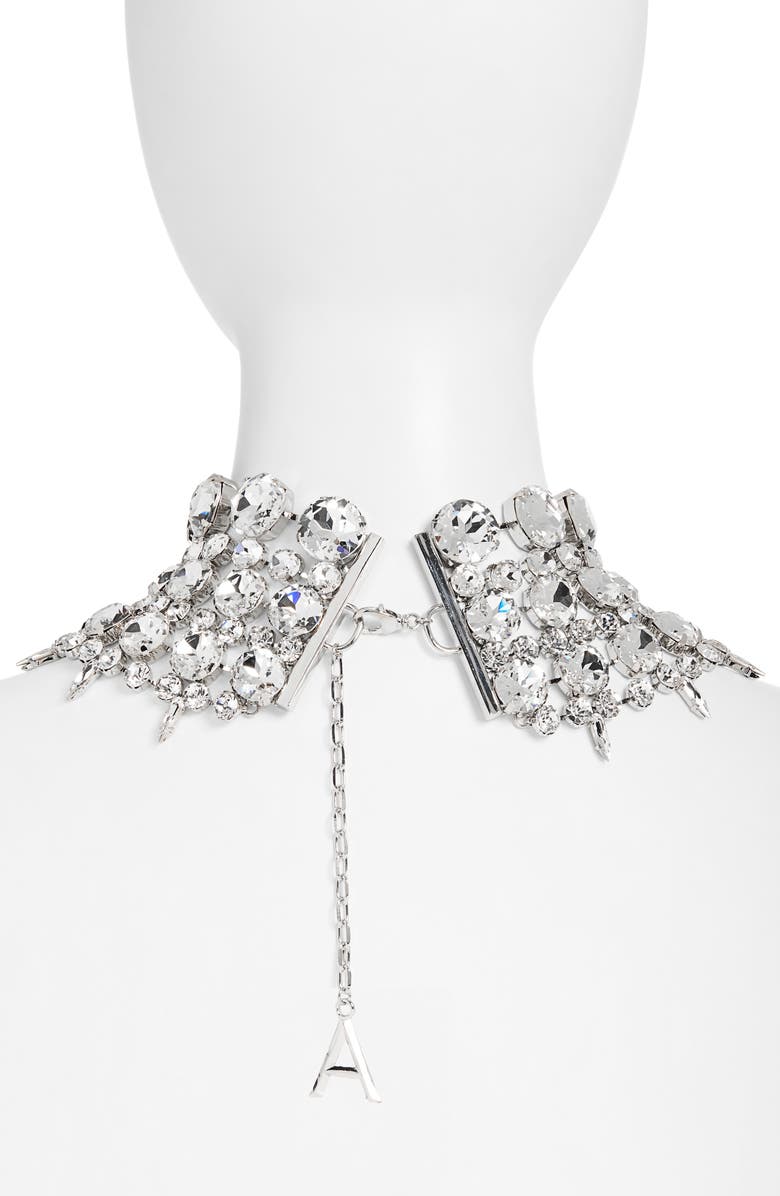 Area Crystal Layered Choker Necklace, Alternate, color, 