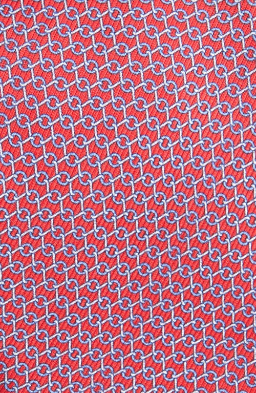 David Donahue Silk Tie In Red
