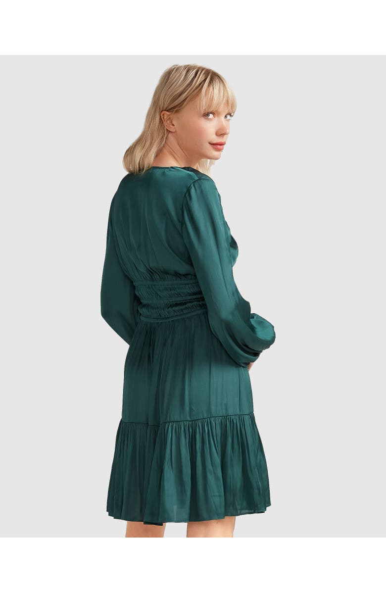 Belle & Bloom Serendipity Long Sleeve Dress, Alternate, color, Dark Green