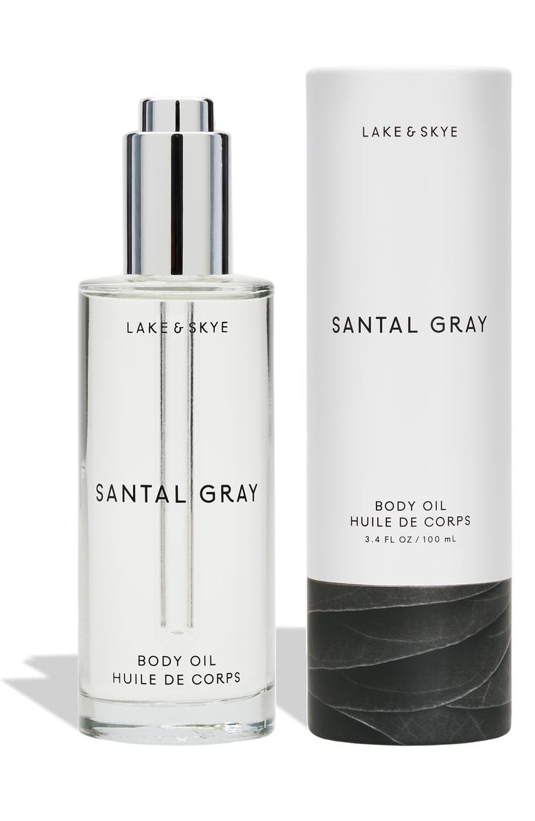 Lake & Skye Santal Gray Body Oil, Alternate, color, 