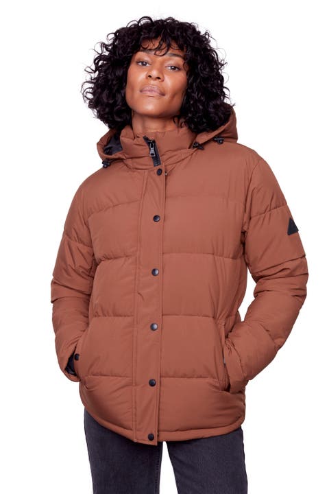 FORILLON - Vegan Down Short Quilted Puffer Jacket