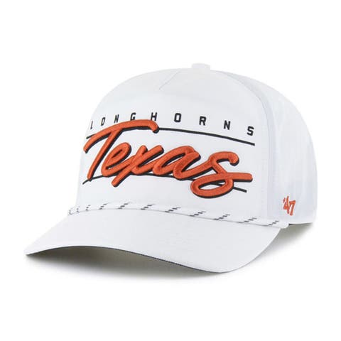 Men's '47 White Texas Longhorns Condor Hitch brrr° Adjustable Hat