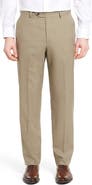 Berle Lightweight Plain Weave Flat Front Classic Fit Trousers