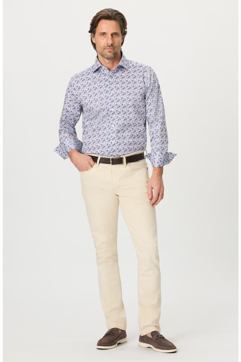 Mackney Floral Cotton Button-Up Shirt, Alternate, color, MULTI