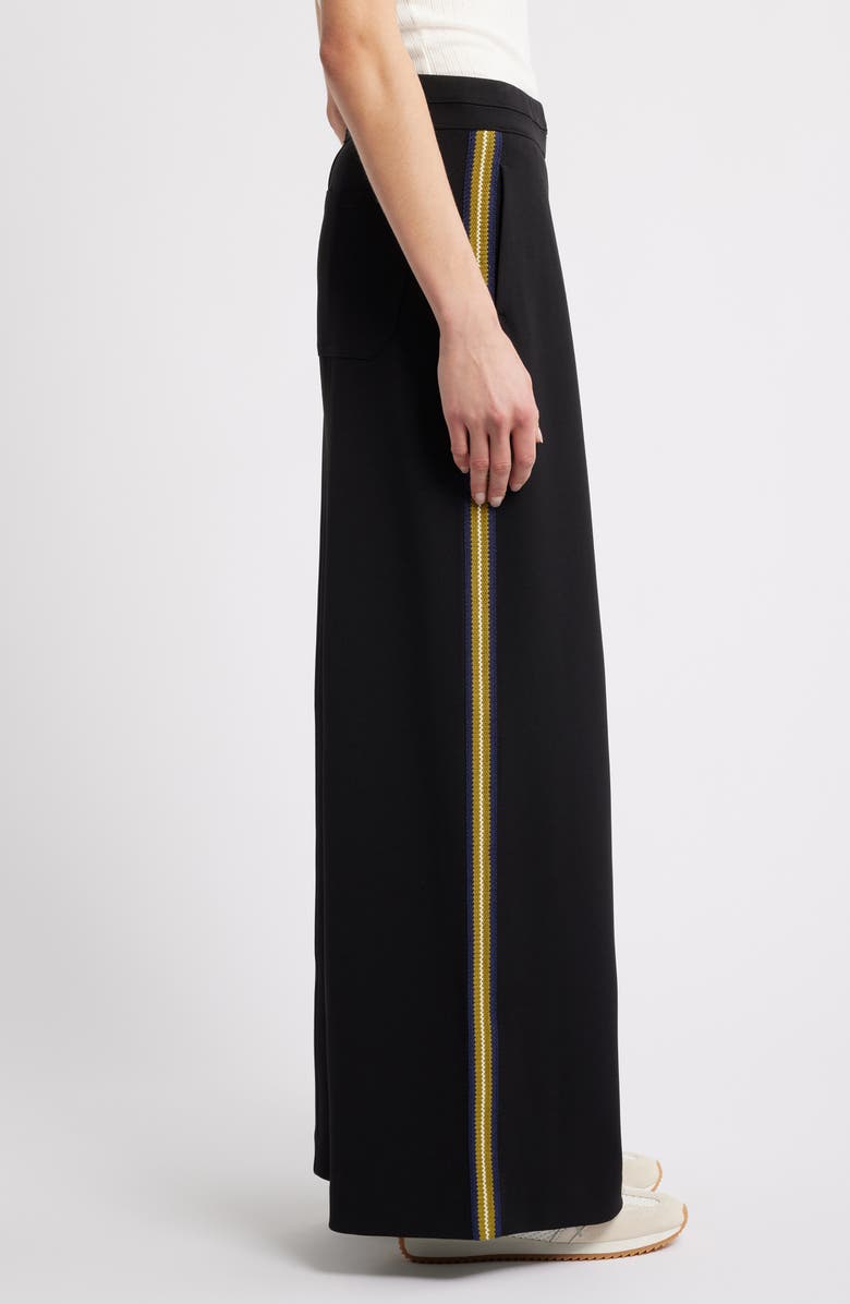 Wit & Wisdom Skyrise Pintuck Palazzo Pants, Alternate, color, Black