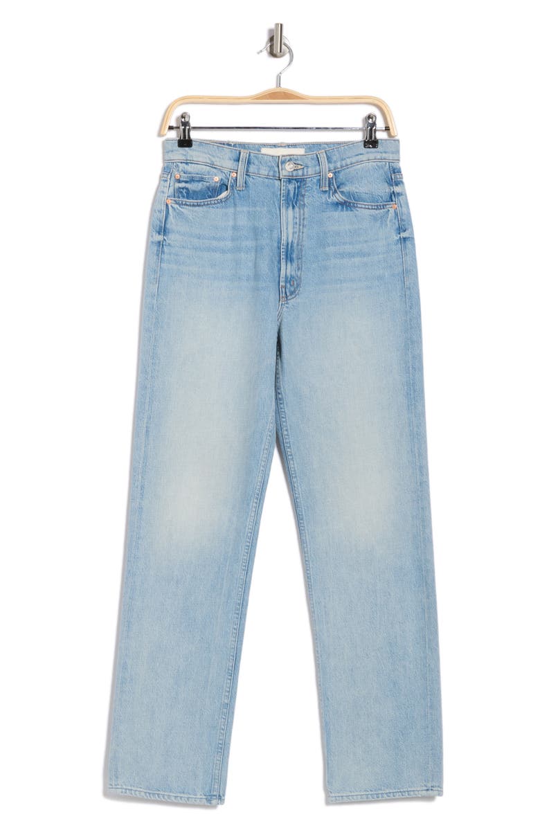 MOTHER High Waist Study Skimp Straight Leg Jeans, Alternate, color,