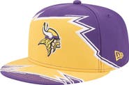 New Era Men's New Era Purple/Gold Minnesota Vikings Break 59FIFTY Fitted Hat