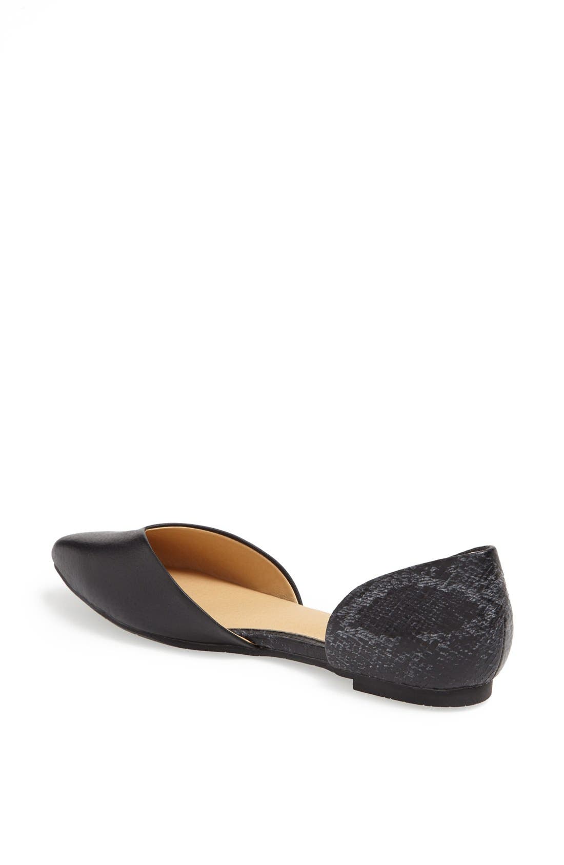'Up All Night' d'Orsay Flat, Alternate, color, BLACK