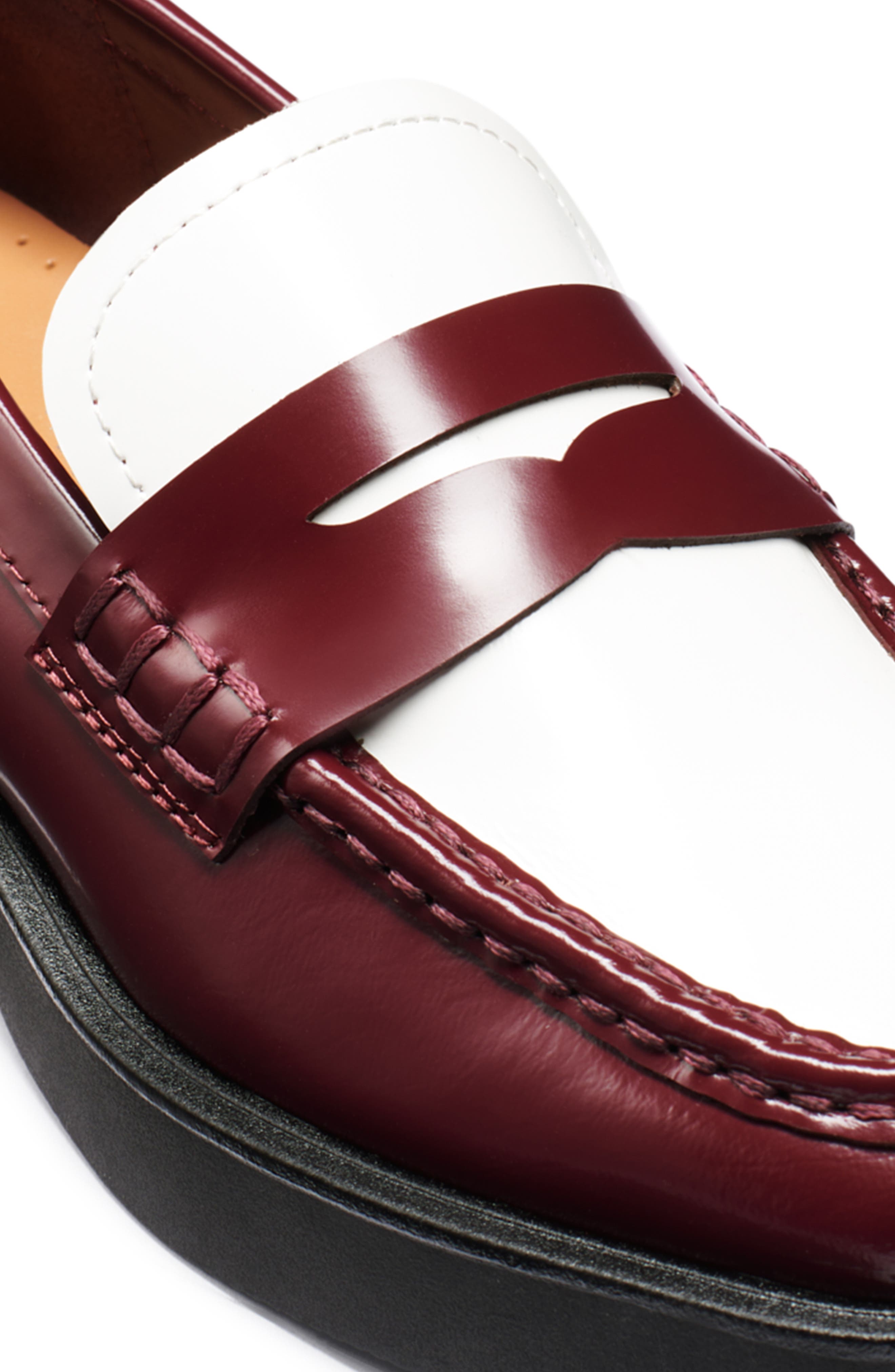 G.H.BASS Bowery Square Toe Penny Loafer, Alternate, color, 