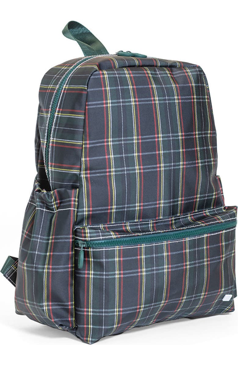TRVL Design Cambridge Plaid Backpack, Alternate, color, Navy