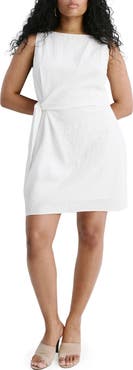 MANGO Side Tie Minidress