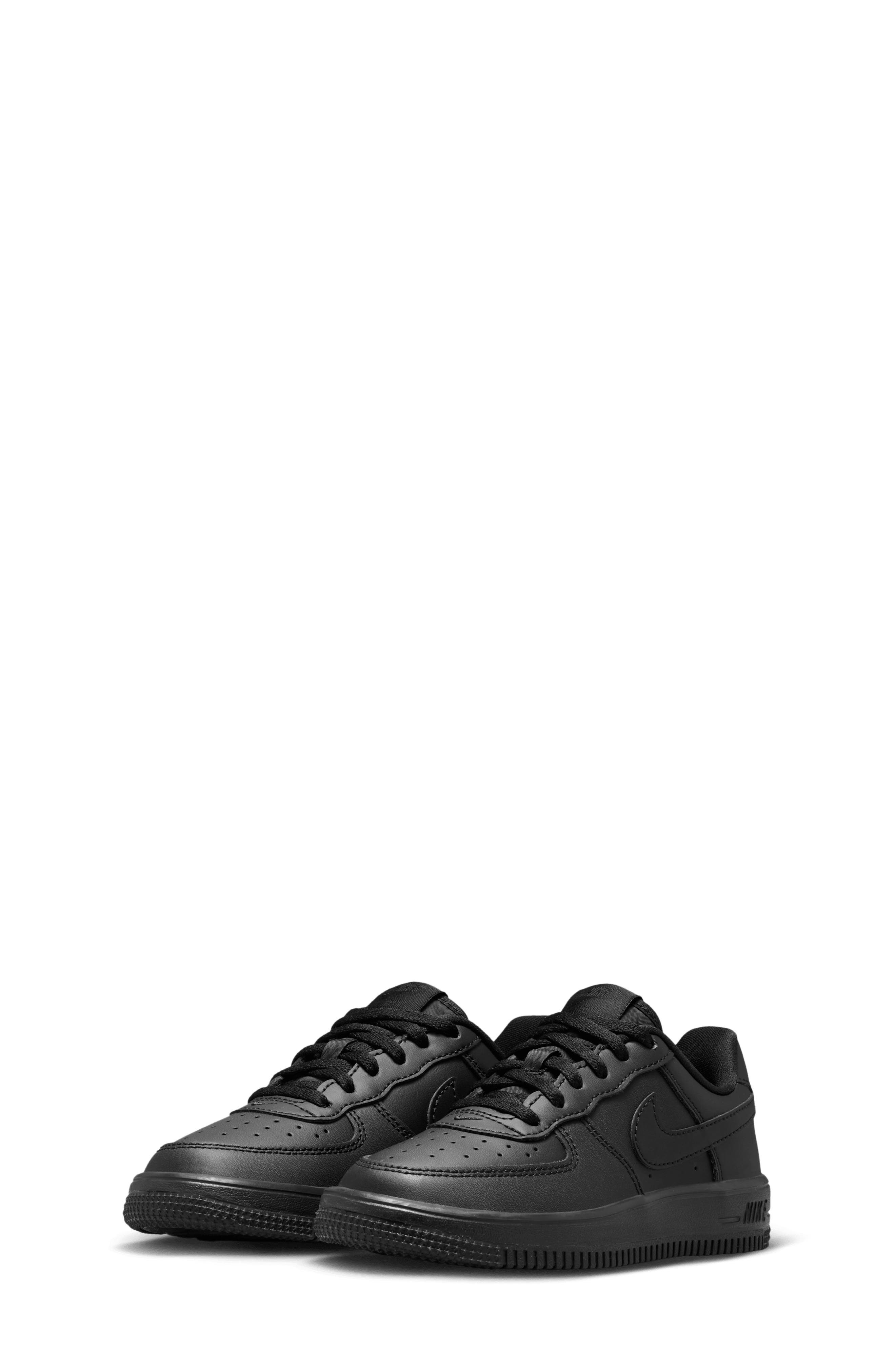 Nike Kids' Air Force 1 Sneaker, Main, color, 001 Black/Black