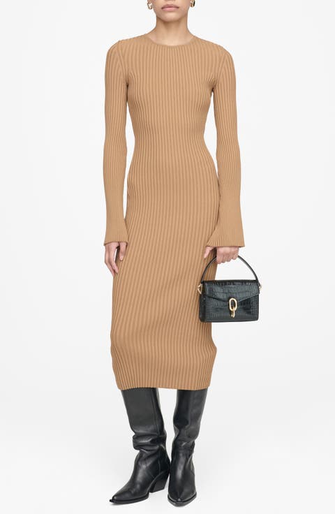 Sia Rib Midi Dress