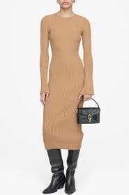 ANINE BING Sia Rib Midi Dress