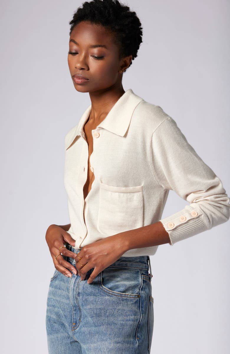 Equipment Corinne Cashmere Button-Up Shirt, Alternate, color, Shifting Sand