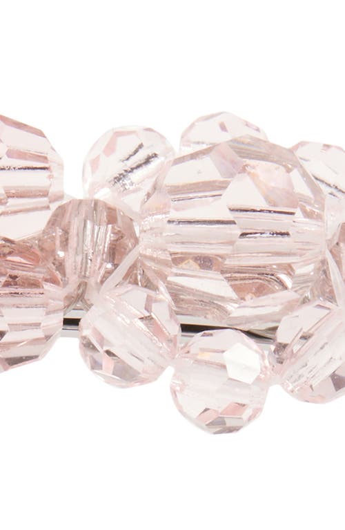 Simone Rocha Mini Crystal Flower Hair Clip In Pale Pink