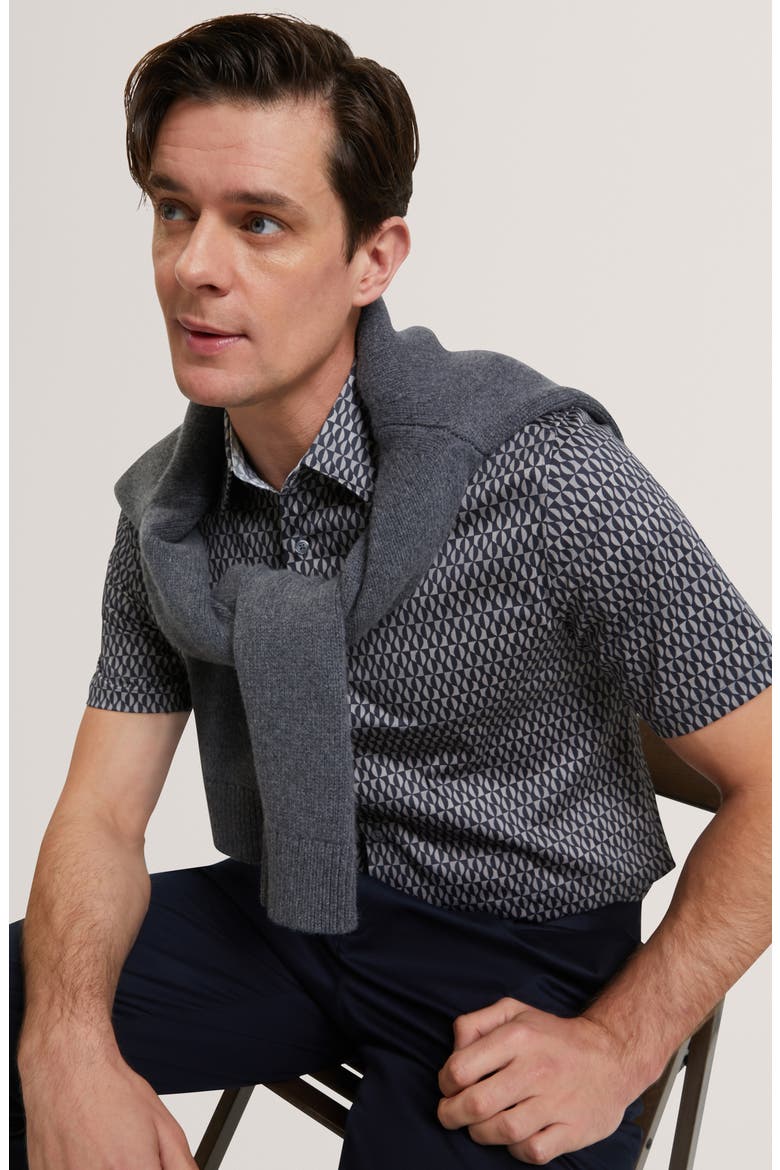 Cambay Regular Fit Button-Up Shirt, Alternate, color, NAVY