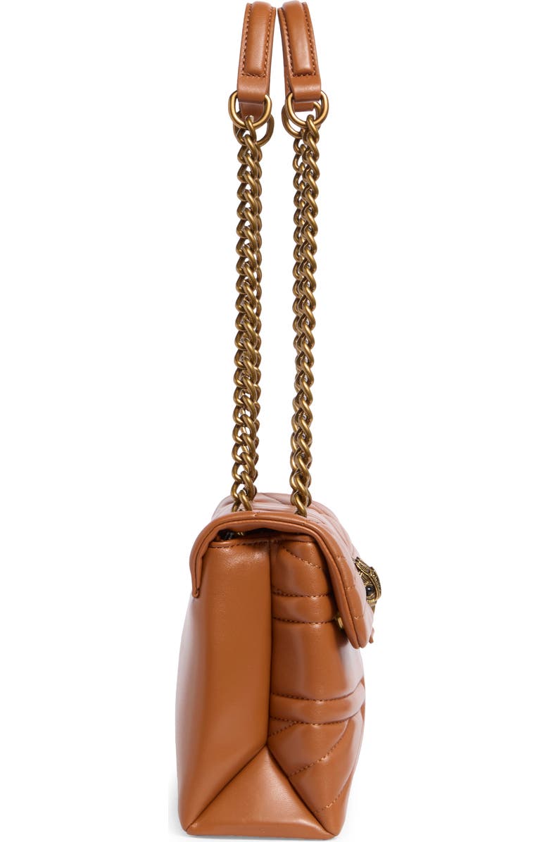 Kurt Geiger London Union Jack Leather Crossbody Bag, Alternate, color, Light/Pastel Brown