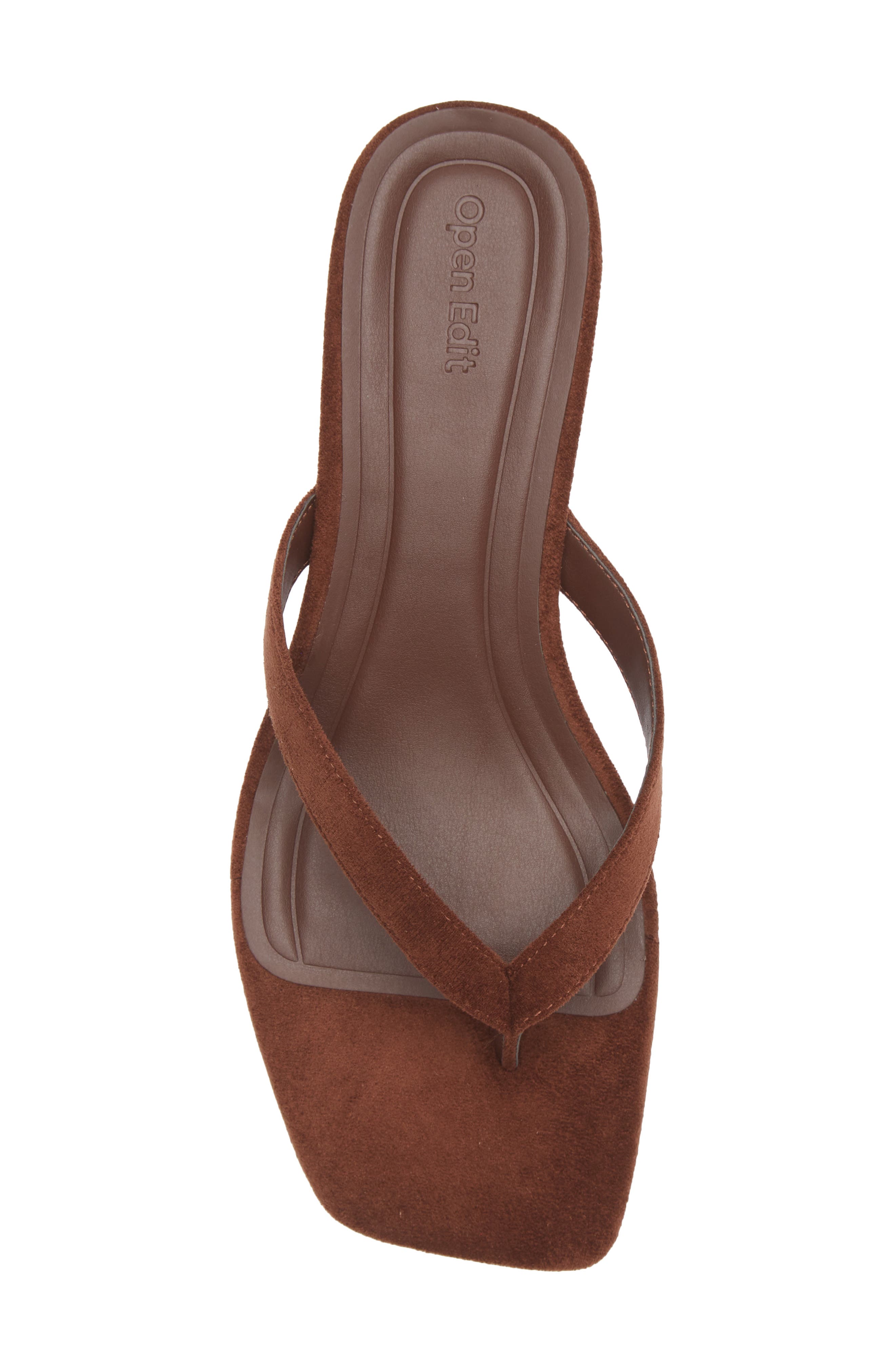 Tori Kitten Heel Sandal, Alternate, color, BROWN MOCHA