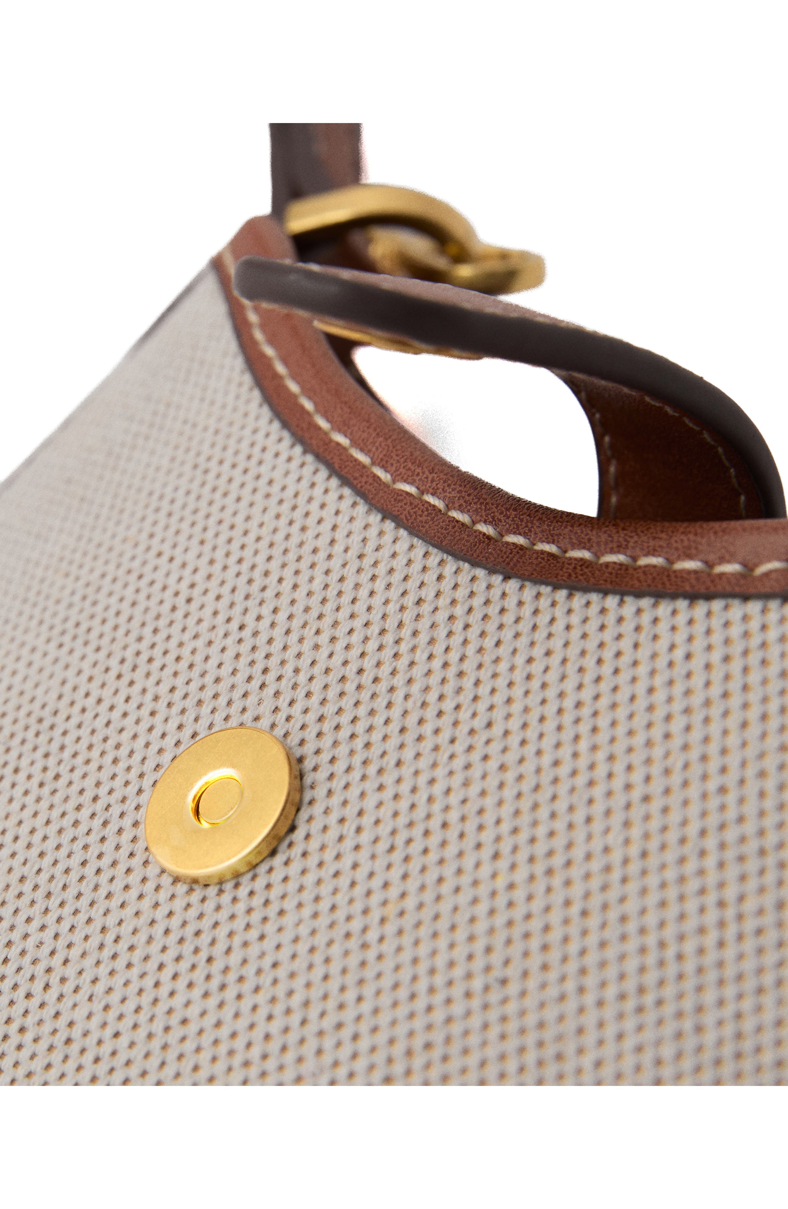 MANGO Canvas Phone Crossbody Bag, Alternate, color, 