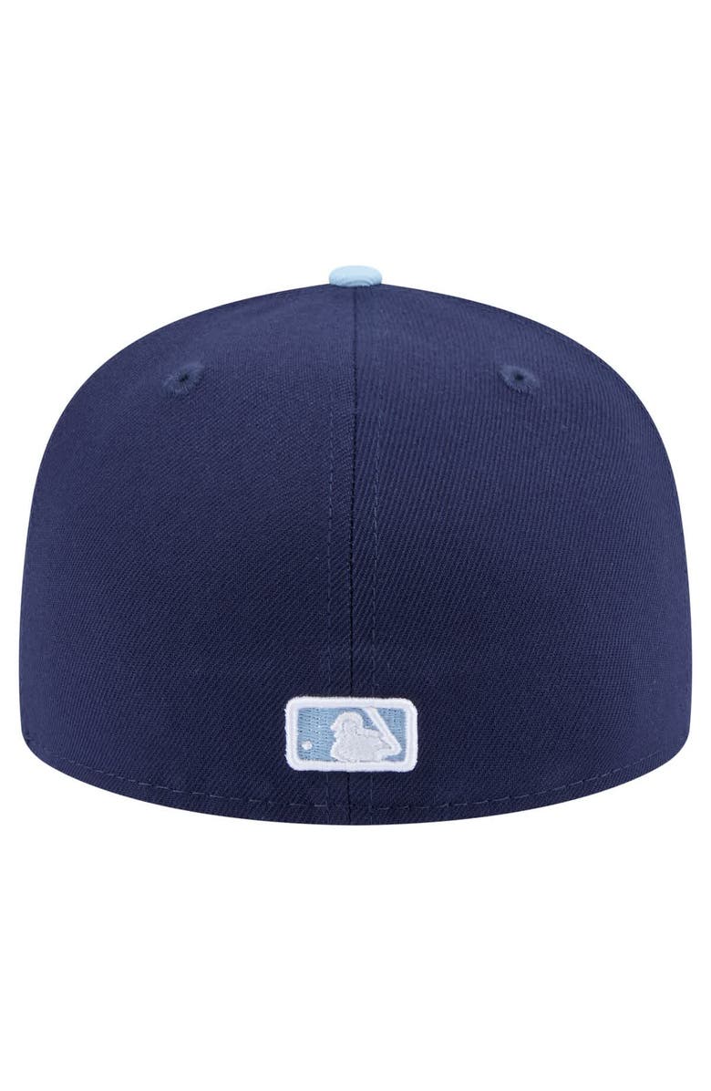 New Era Men's New Era Navy/Light Blue New York Yankees Color Pack 2-Tone 59FIFTY Fitted Hat, Alternate, color,