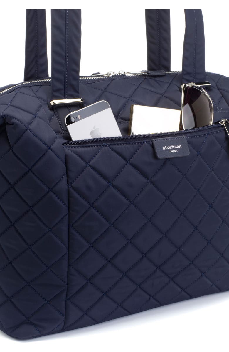 Storksak Stevie Quilted Nylon Diaper Bag, Alternate, color,