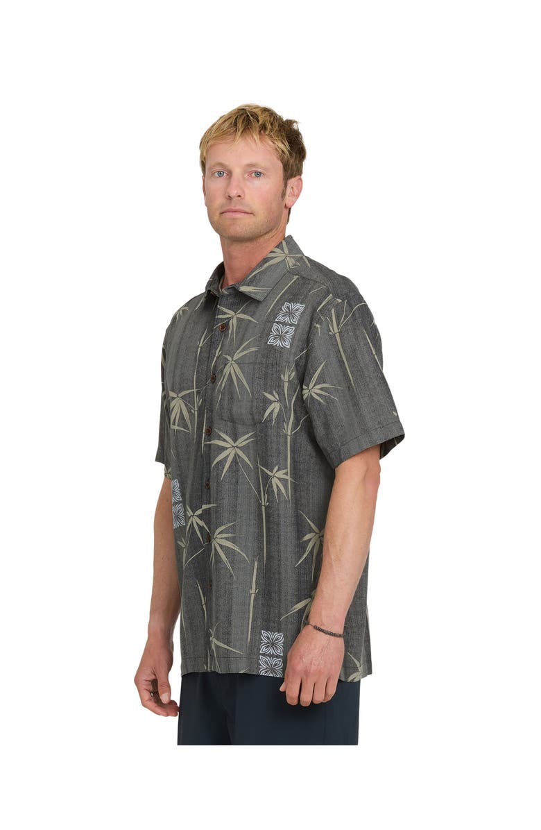 Quiksilver Waterman Bamb Bay WM SS Short Sleeve Shirt, Alternate, color, Phantom