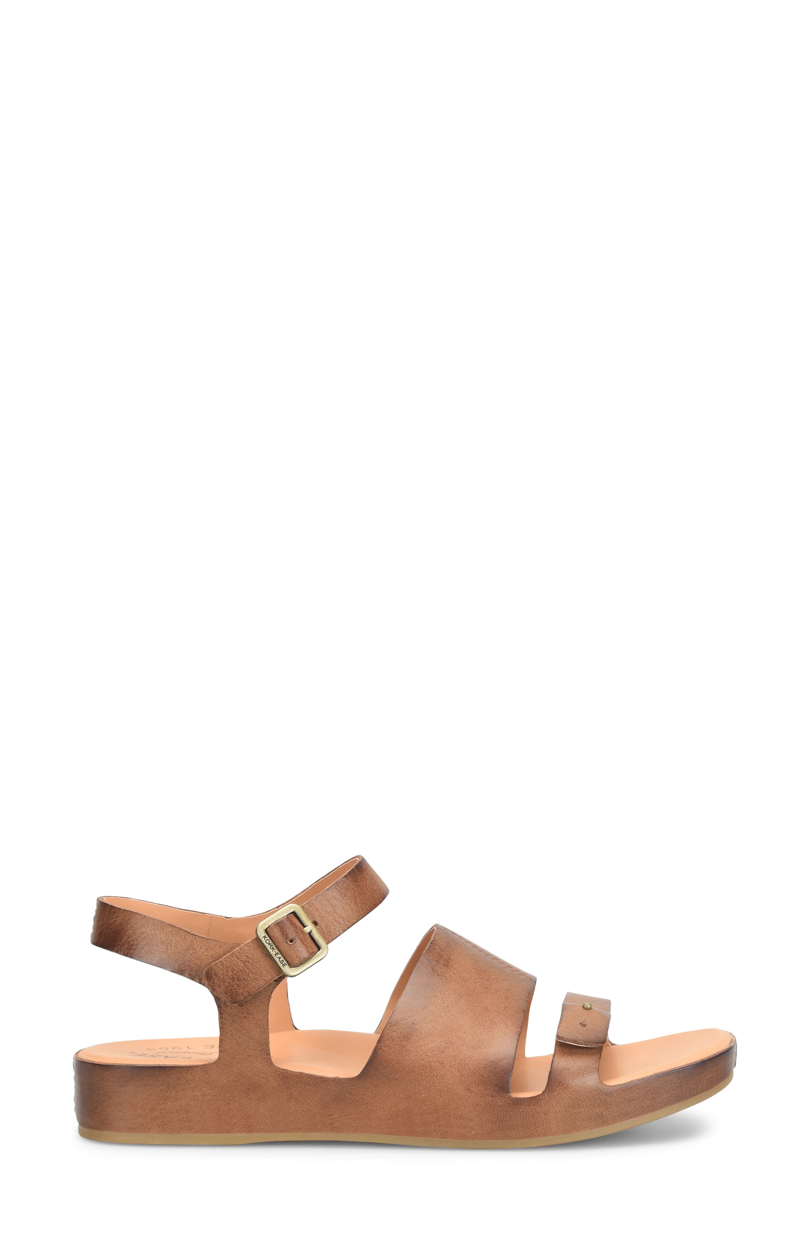Mona Sandal, Alternate, color, BROWN LEATHER