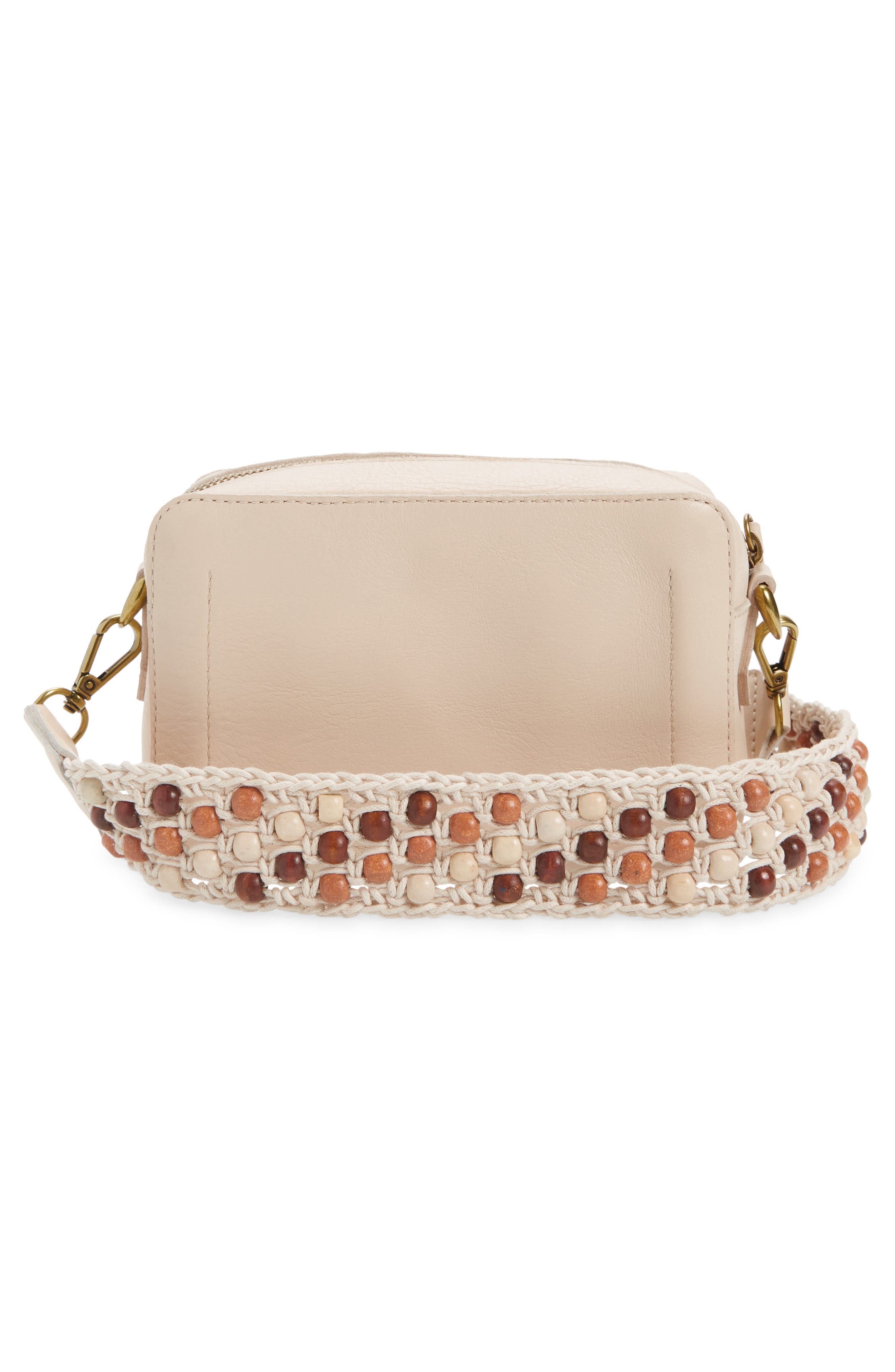Madewell The Transport Camera Bag: Beaded Strap Edition, Alternate, color, 