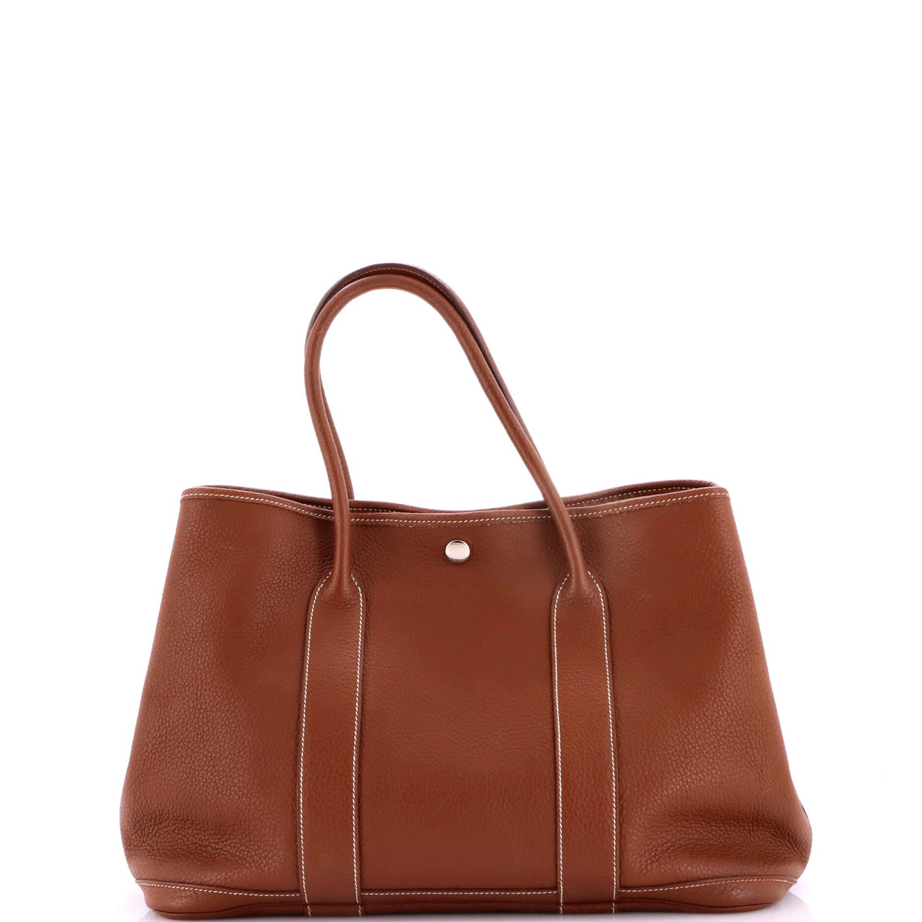 Pre-Owned Hermes Garden Party Tote Leather 30, Alternate, color, Etrusque