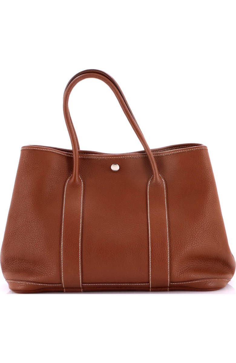Pre-Owned Hermes Garden Party Tote Leather 30, Alternate, color, Etrusque