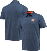 Columbia Men's Columbia Navy Auburn Tigers Tech Trail Omni-Shade Polo