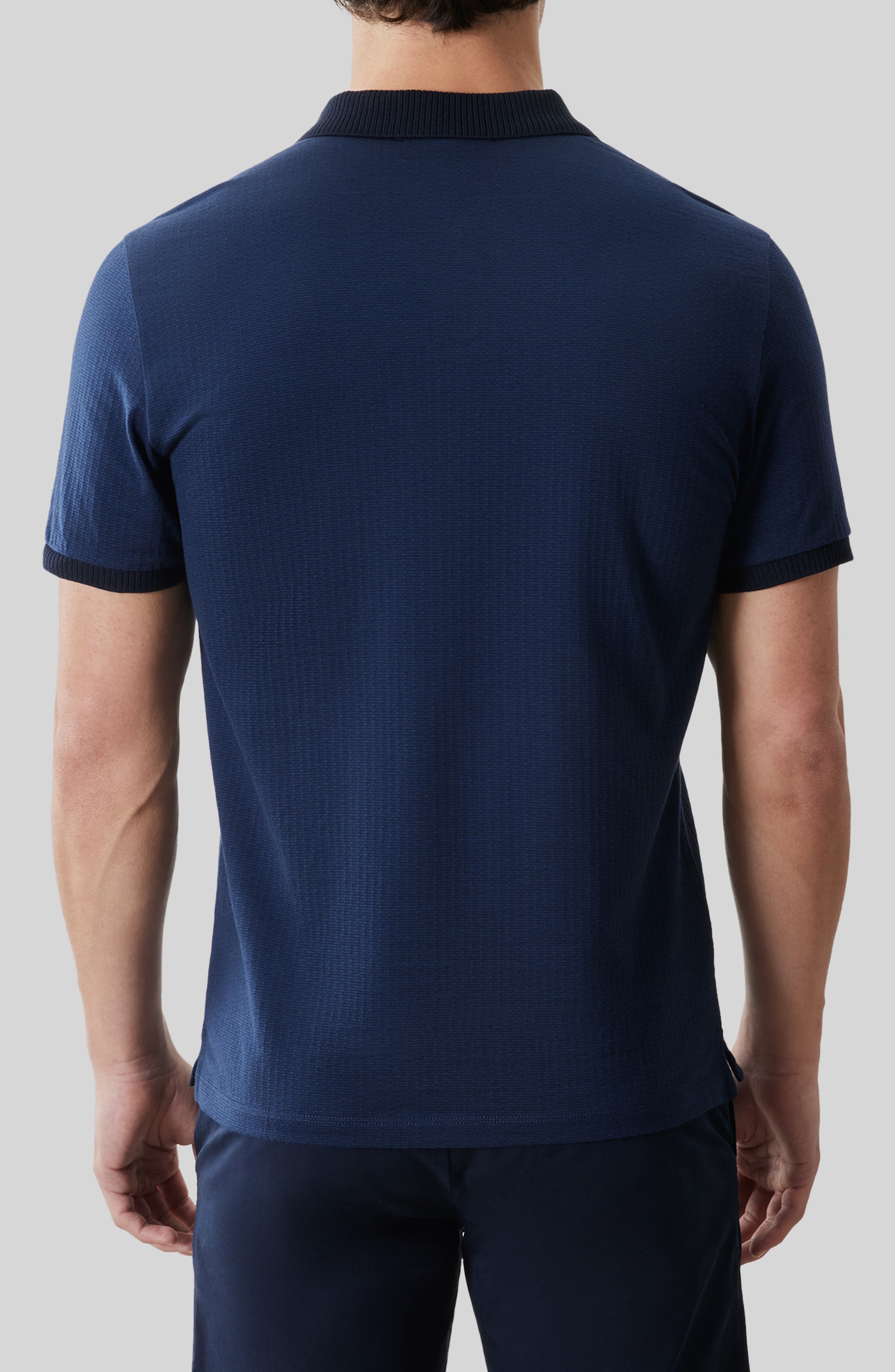 Мужские Robert Barakett Whistler Half Zip Polo — фото 2