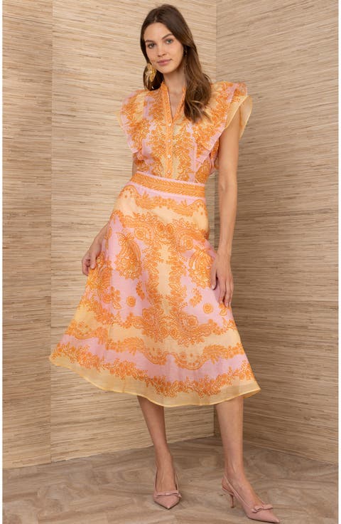 Winslow Linen Organza Skirt