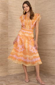 Hale Bob Winslow Linen Organza Skirt