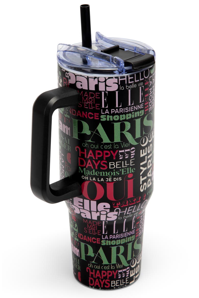 40oz Parisian Double Walled Insulated Stainless Steel Tumbler, Alternate, color, Paris Mademoiselle