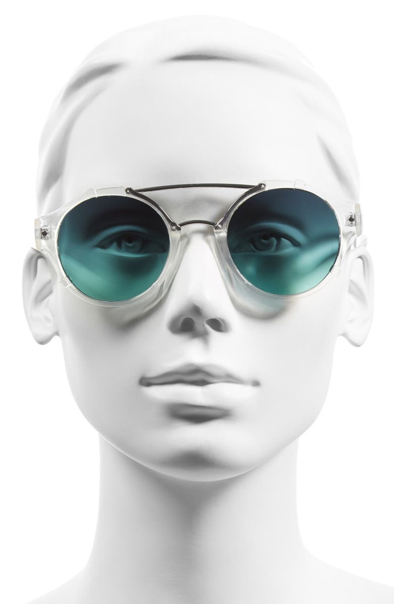 Sole Society 48mm Round Sunglasses, Alternate, color, 