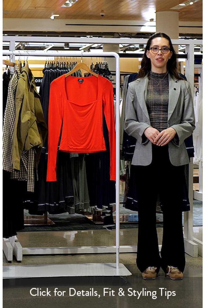 Ines Long Sleeve Square Neck Top video